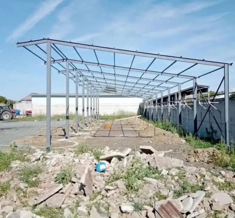 Vand și construiesc o gama larga de hale sau structuri metalice noi ne