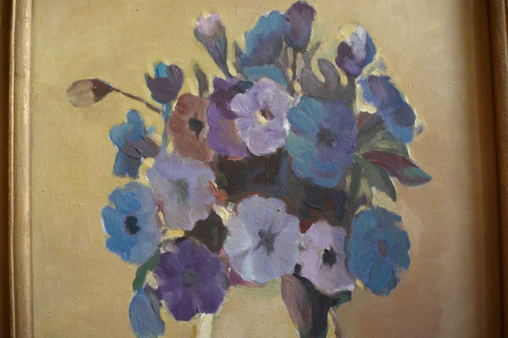 Tablou original Dan Ionescu 34,5 x 27 cm ulei pe carton