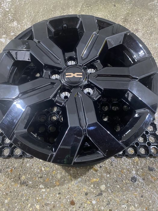 Set 4 jante aliaj negre Duster 2 (model Tergan)