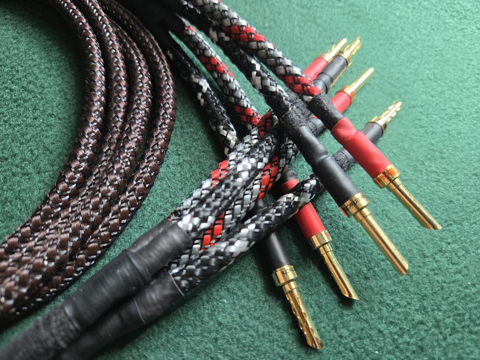 Cabluri audio 2x2m(si 1,7m), 2x3.2mm,SUPRA Cables, conectori Nakamichi ...