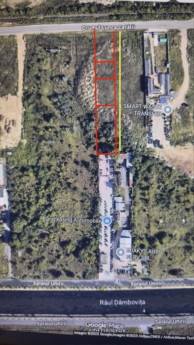 Inchiriez teren cu birou Lunca Cetatii , 500-1000 mp, Sector 3