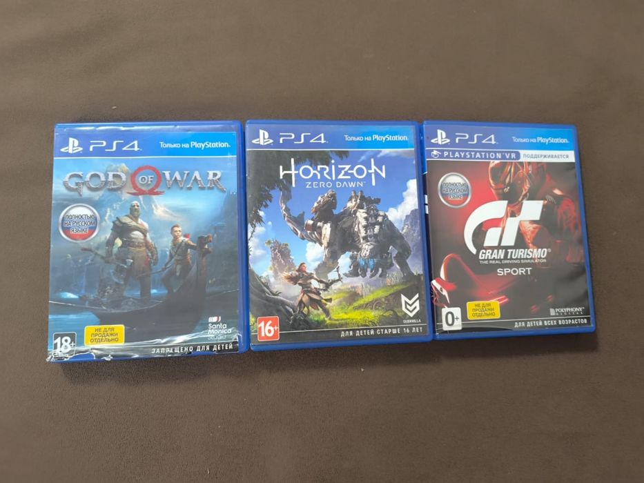 PS4 игры 3 диски