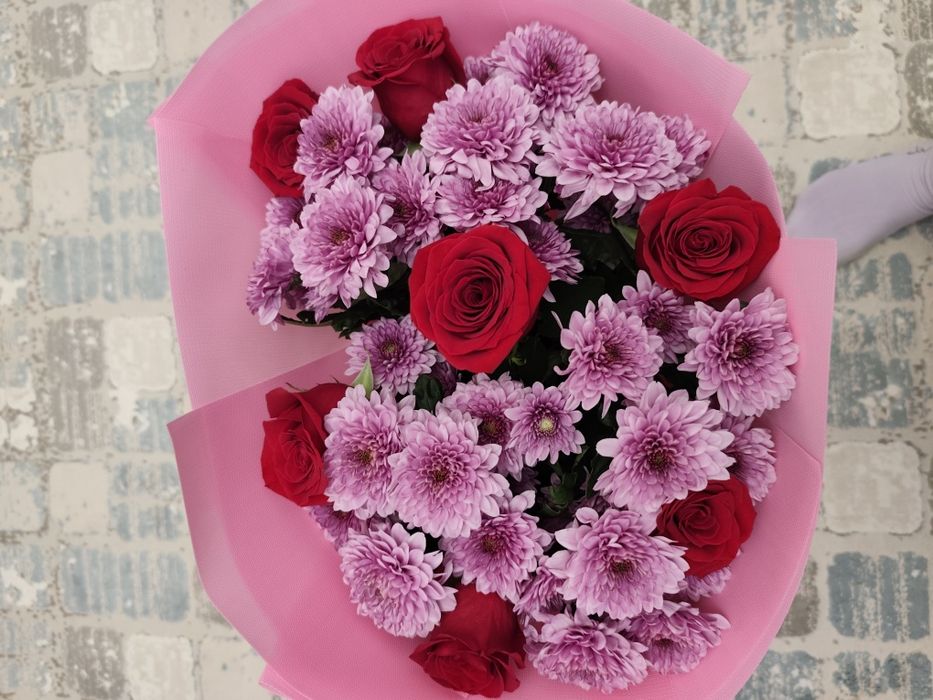 Букет цветы розы бу