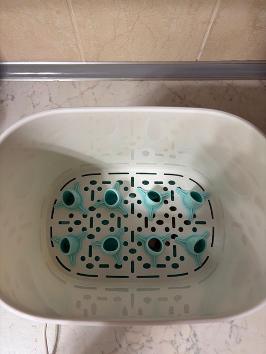 Sterilizator electric 5in1 Mappy LCD abur uscare incalzire 8 biberoane