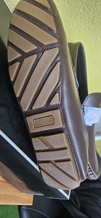 Mocasini Guess Aurolo din piele Bărbați