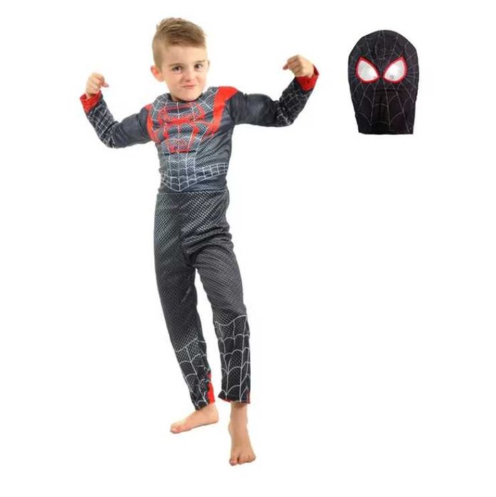 Луксозен детски костюм на Спайдърмен, Черен, Костзм за деца Спайдърмен
