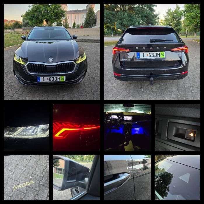Skoda Octavia IV Style 2021 2.0TDI 150CP DSG Matrix Virtual Cockpit Tabletă Scaune Full Electrice Navi Mare Acc Lane Assist Side Assist Ambientale E6