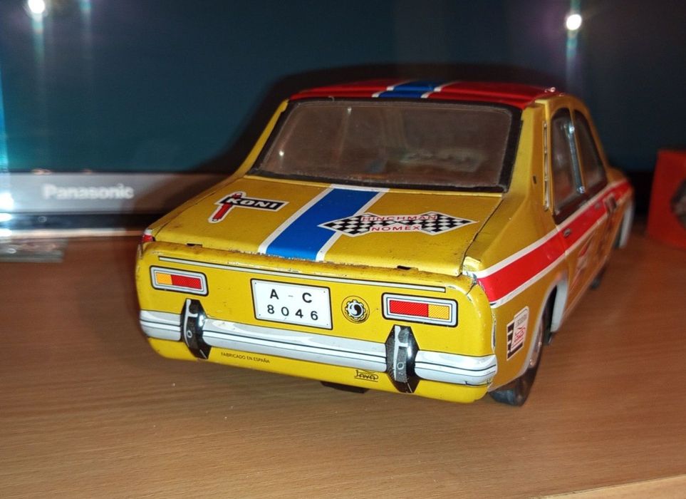 Mașinuță metalică Renault R-12 Jaya,Spania,anii 1970,scară 1/12