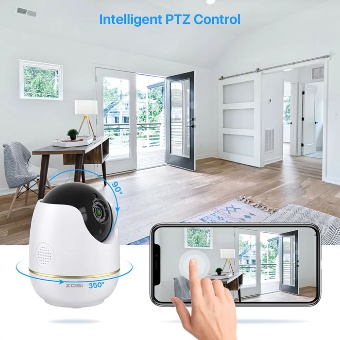 IP Camera Zosi (Original) HD 1080P Двойное аудио 360°