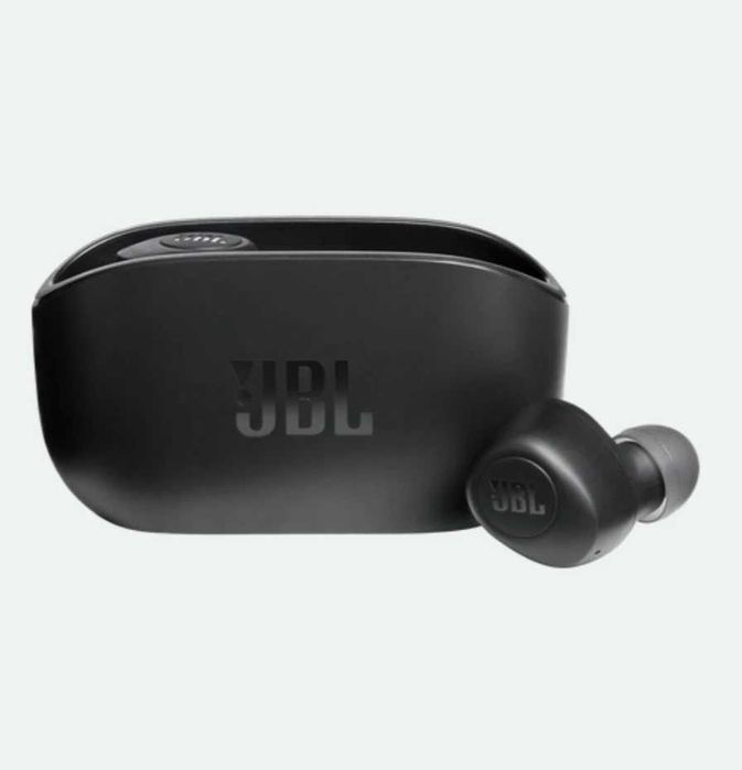 Casti JBL Wave 100TWS, Wireless, Bluetooth, In-ear, Microfon, negru