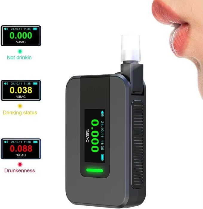 Електрохимичен алкохолен тестер с гласов отчет