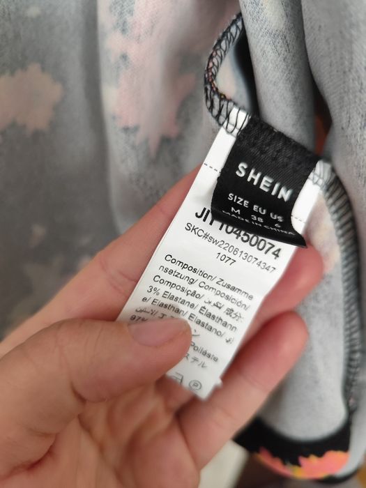 Palton cu imprimeu floral
