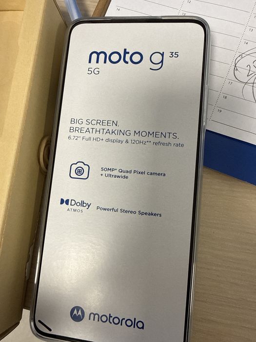 Moto g35 256 gb чисто нов