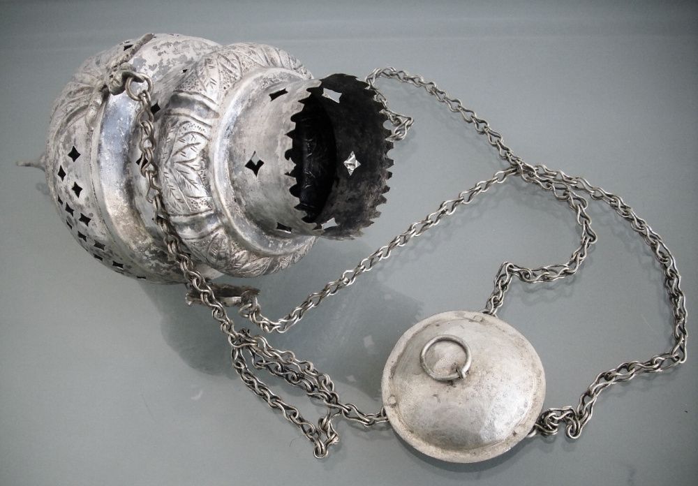 Старинно кандило сребро 19 век