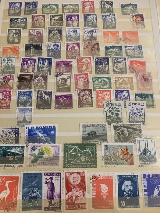 Clasor cu timbre rare romanesti