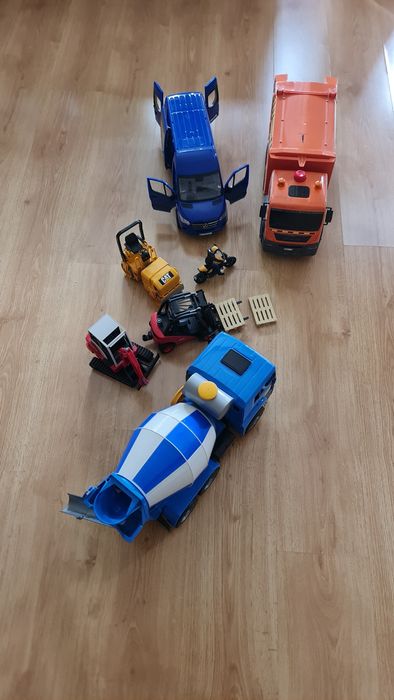 Bruder, wader, Dickie, детски играчки, багер, камион, бетоновоз, пожар