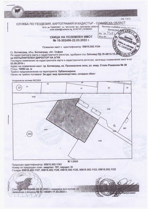 10 дек урегулиран парцел в Ботевград