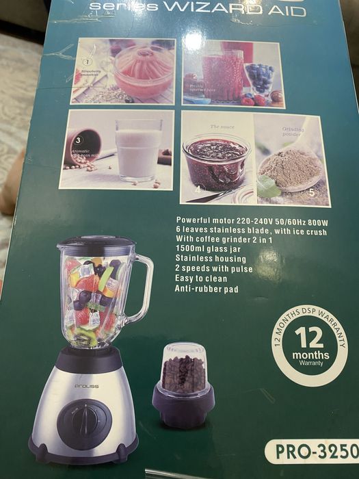 Блендер кофемолка Proliss
