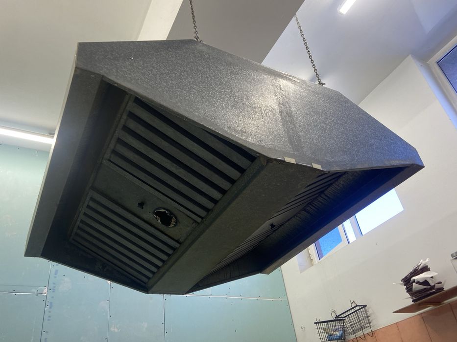 Вентилация кухненски чадър професионален