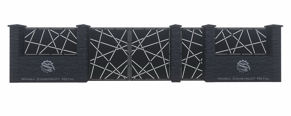 Garduri/Porti/Balustrade metalice din Tabla Decupata cu Plasma CNC