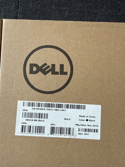 Нова клавиатура Dell KB216
