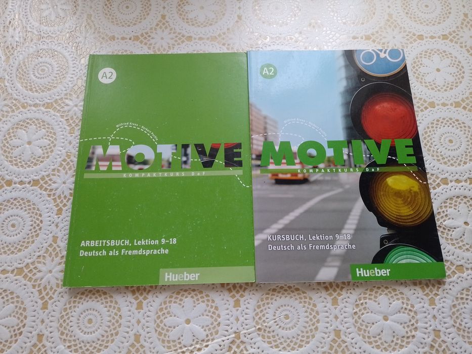 Motive A2 – Kursbuch + Arbeitsbuch, Lektion 9–18 (Hueber)