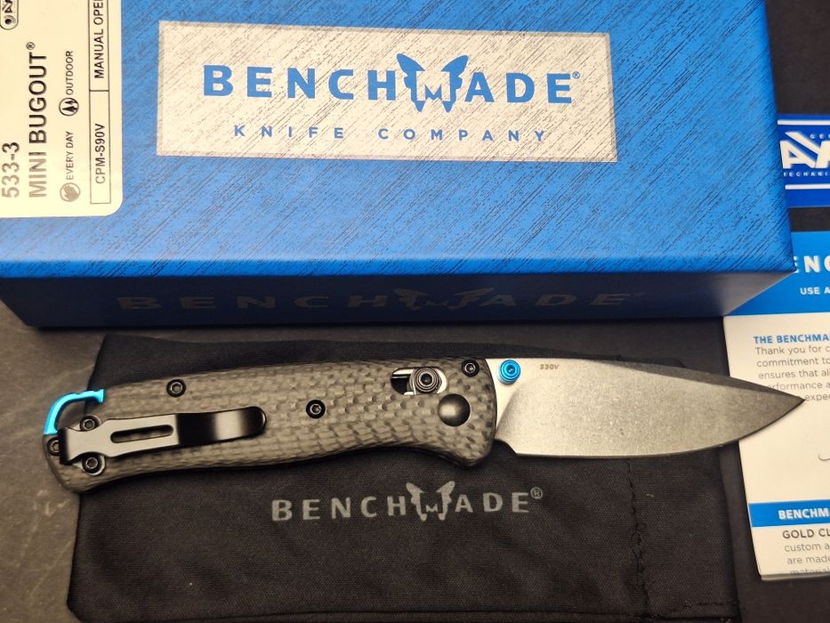 Нож Benchmade 533-3 Mini Bugout-Carbon