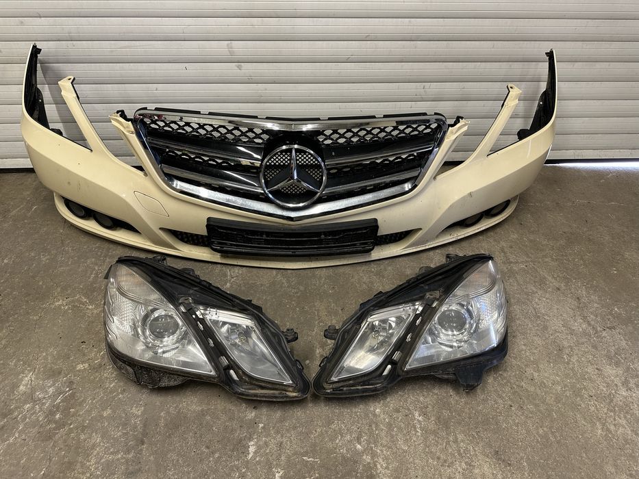 Предна броня,фарове,калници за Mercedes E-class