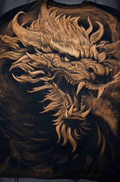 Футболка черная с рисунком