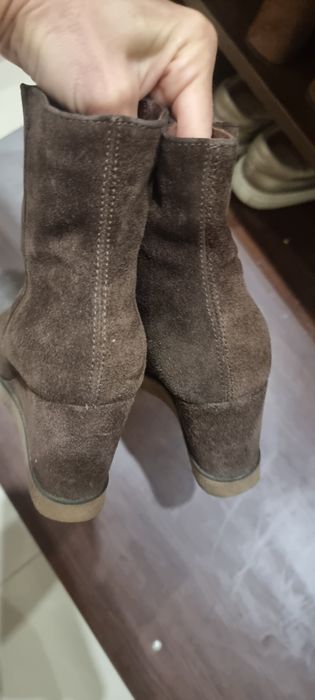 Черни Vagabond.Зимни ботуши естествен велур