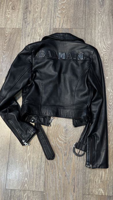 Кожено яке Balmain