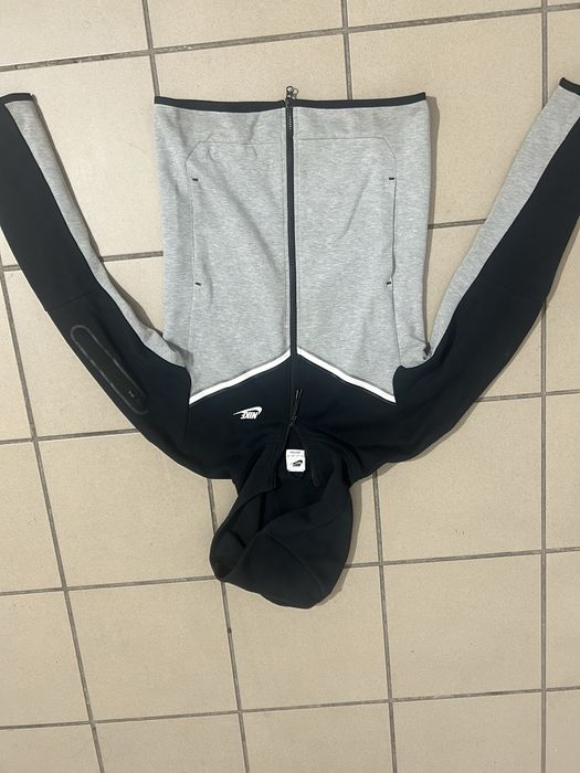 Hanorac nike tech gri/negru