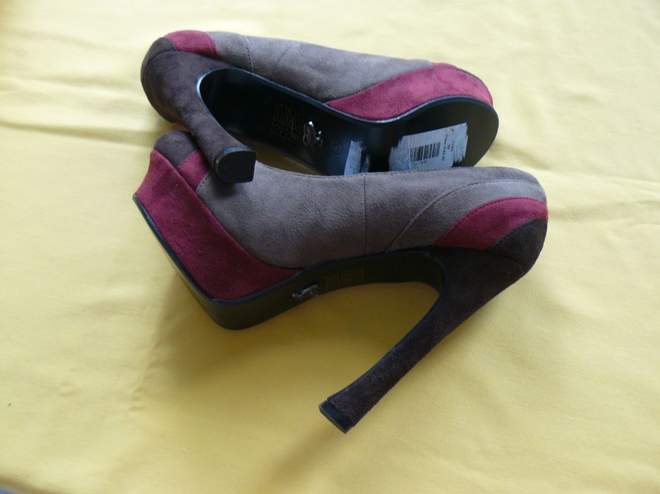 Pantofi Dama "AXEL" Cu Toc,Multi Col/STONE,Originali,