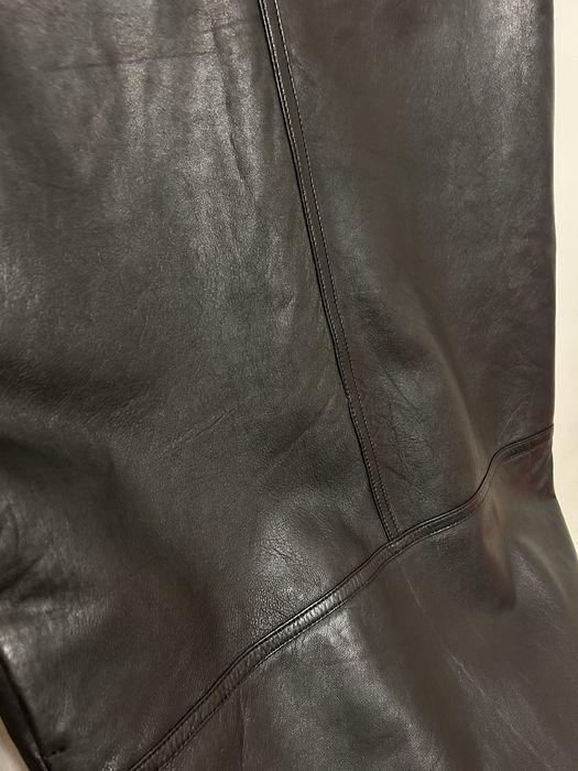 Сукман/рокля от истинска кожа Mango