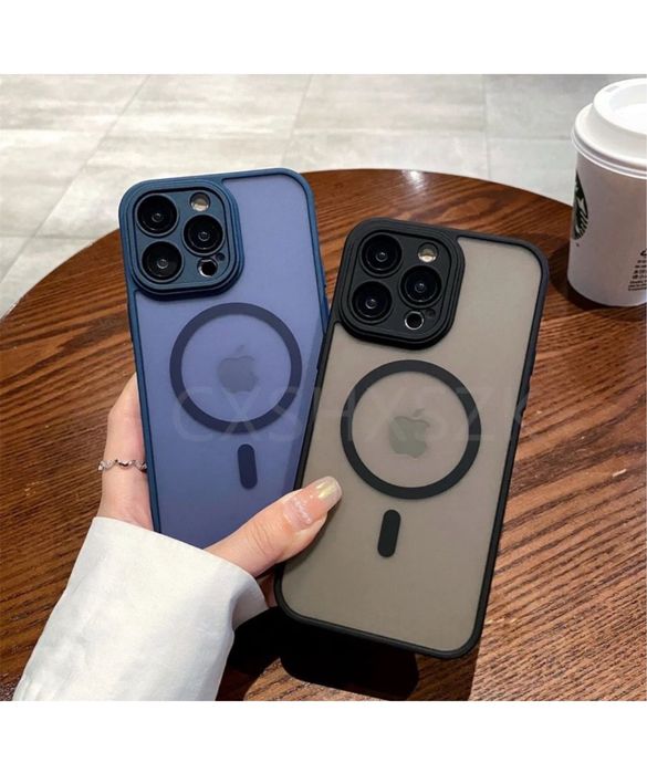 Iphone 16 / 16 PRO / 16 PLUS / 16 PRO MAX - Husa Magsafe Hybrid Mata