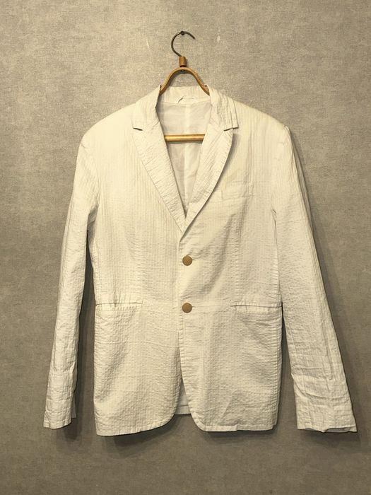 Белый пиджак блейзер