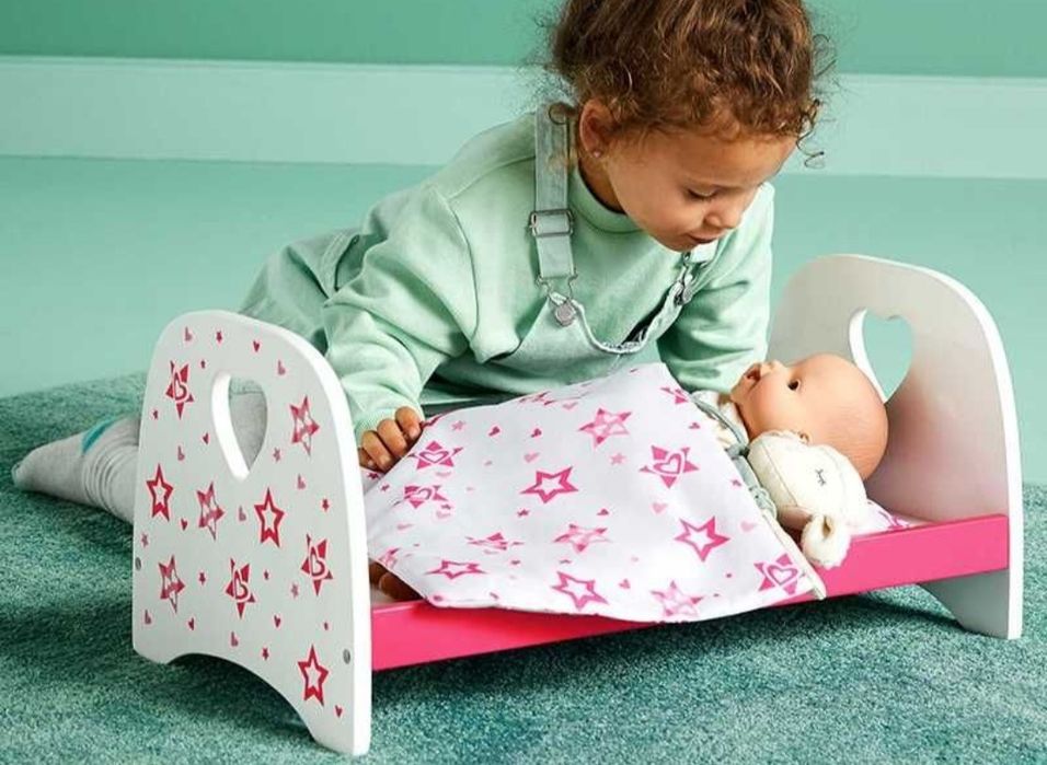 Дървено легло за кукла