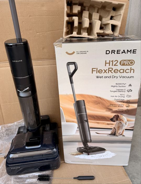 Dreame H12 Pro FlexReach Вертикална прахосмукачка за мокро и сухо почистване