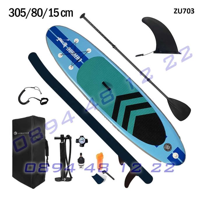 Надуваема дъска сърф SUB борд board съб sup гребло плуване падъл paddl