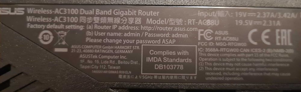 Gaming Router ASUS RT-AC88U