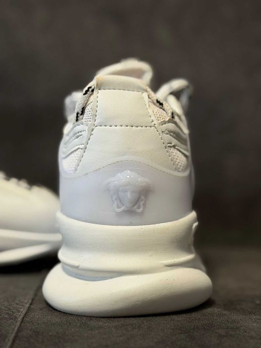 Adidasi Versace CHAIN - White / Black - toate marimile - Verificare