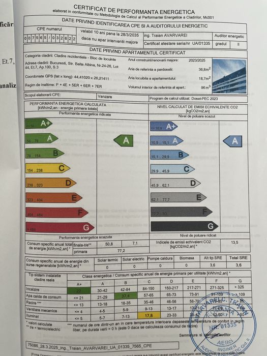 Garsonieră nouă, 40,4 mp total | Etaj 7/7 | 8 min metrou Anghel Saligny