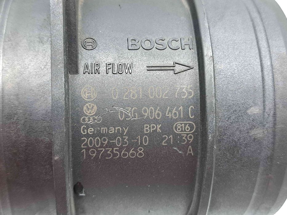 Debitmetru aer  AUDI A5 (8T3) [Fabr 2007-2015] 03G906461C 2.0 TDI CBAB