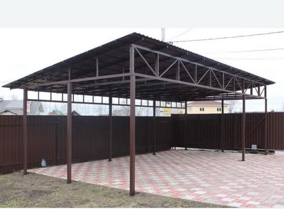 Делам навеси крыши