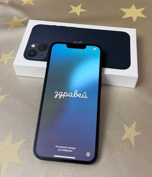 iPhone 13, тъмно син, 128 GB