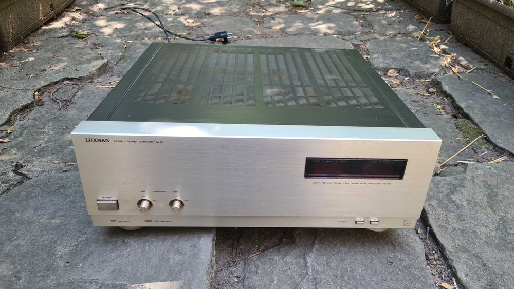 Luxman M-03 - Легендарен винтидж стерео усилвател - Power Amplifier