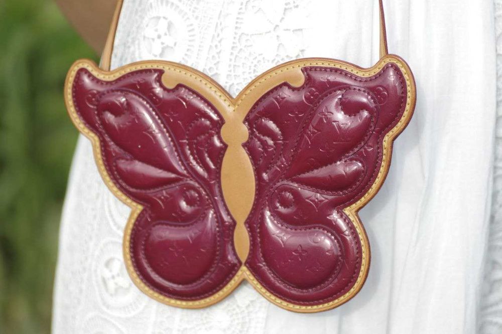 Louis Vuitton Monogram Vernis Butterfly Geanta