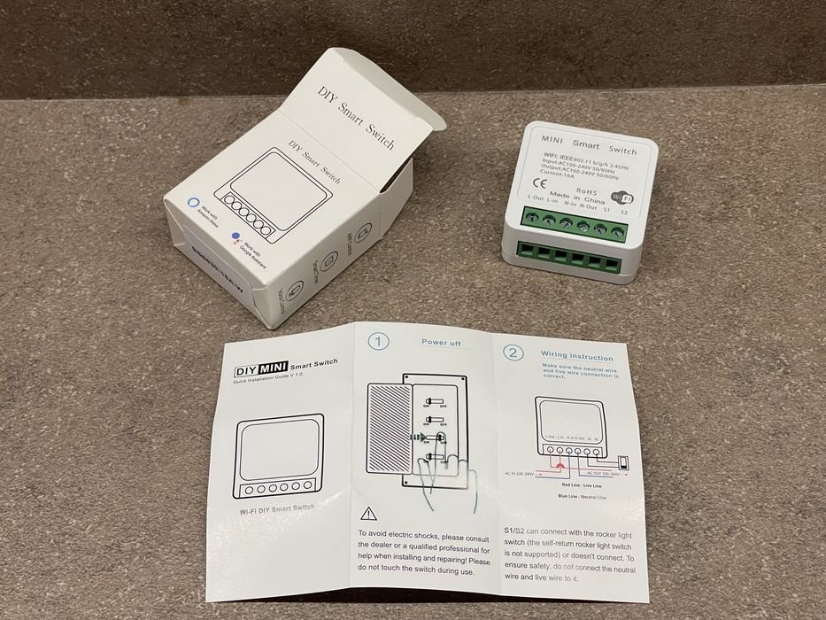 WiFi прекъсвач с натоварване до 16А (3520W)