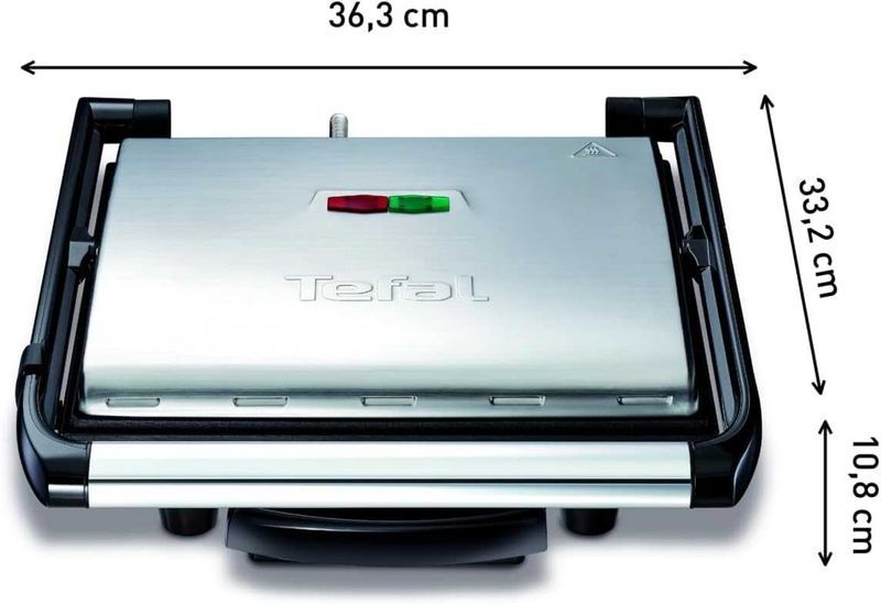 Нов Грил Сандвич Тостер Tefal Inicio GC241D12, 2000W, 2 години Гаранция, Незалепващо Покритие