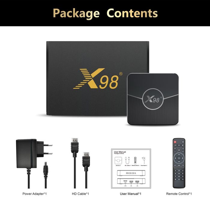 X98 Plus 4/32GB smart tvbox медиаплеер смарт приставка